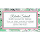 Green Chinoiserie Luggage Tags Image 2 of 3